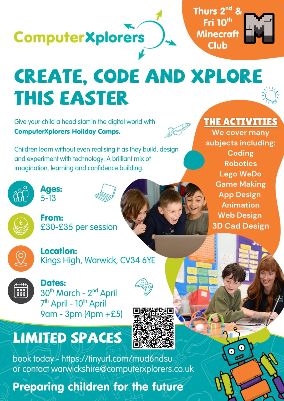 Computer Xplorers | Coding & STEM Holiday Camps - image 1