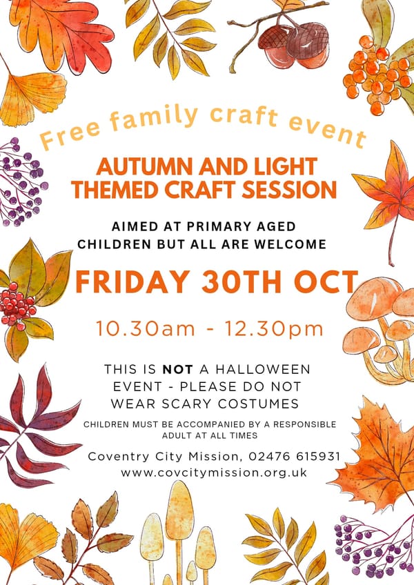 Family Craft Sessions | Wood End