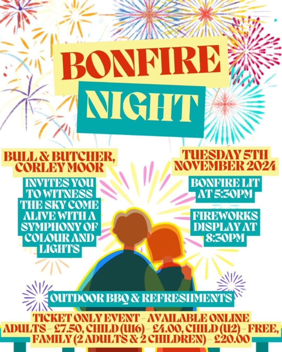 Bull & Butcher Fireworks Display | Corley Moor - image 1