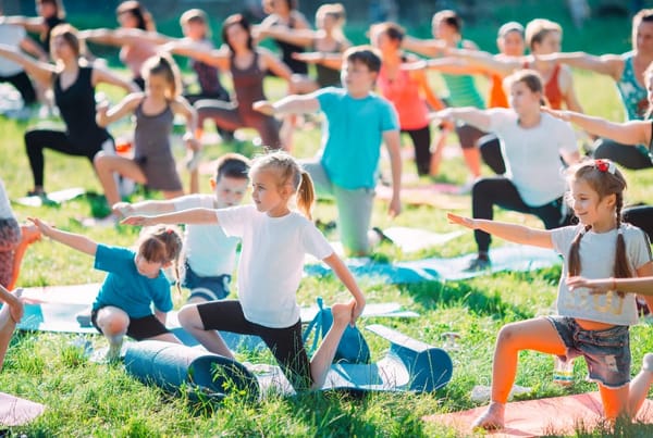 Park Yoga at Ryton Pools