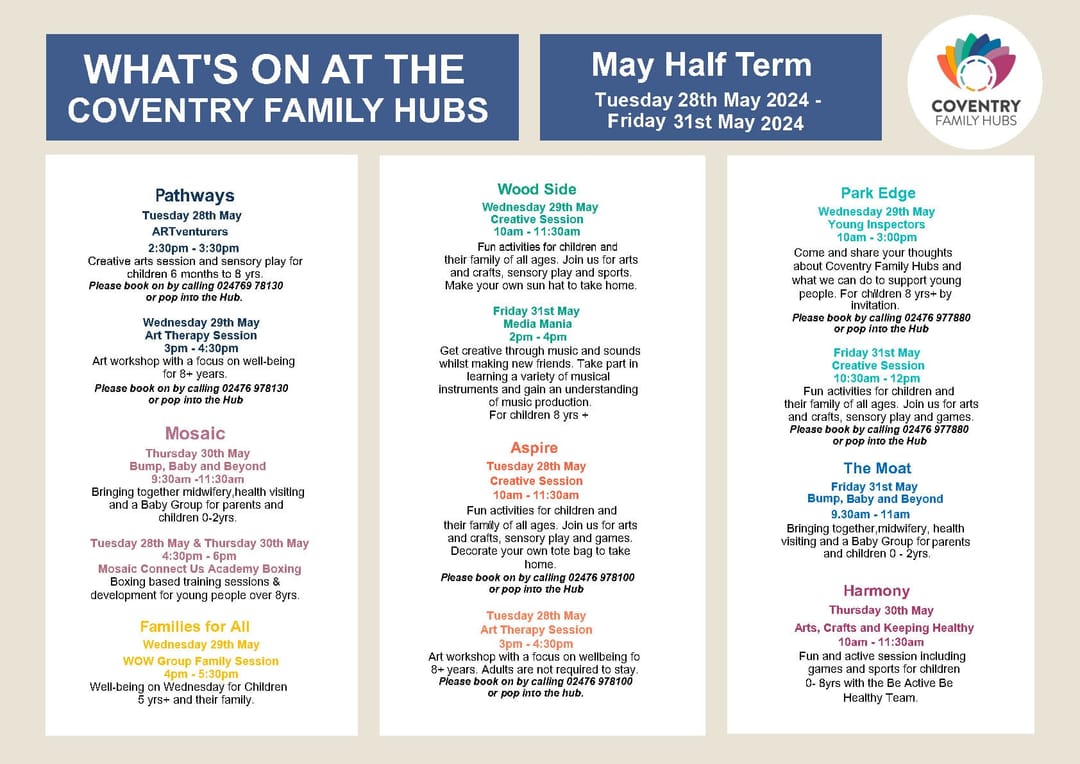 Easter at Coventry Family Hubs - image 3